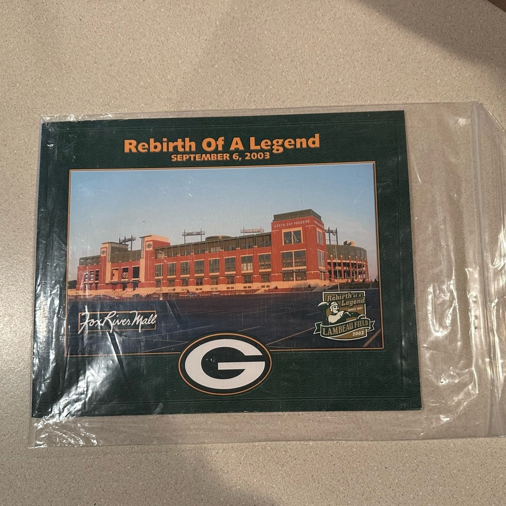 NFL Green Bag Packers Lambeau Field Rebirth of a Legend!